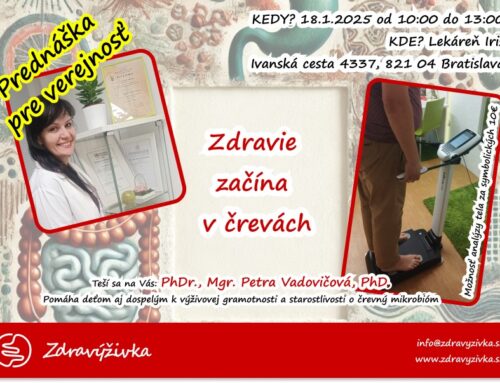 Zdravie začína v črevách – prednáška