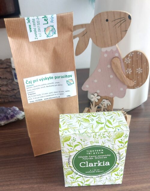 Clarkia a Čaj pri výskyte parazitov