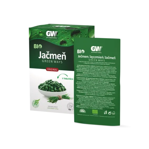 Jačmeň Green Ways v praktických tabletách